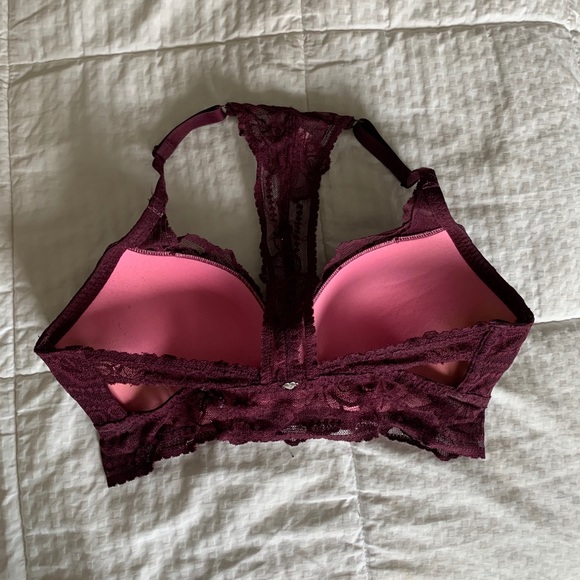 PINK Lace Push-up Bralette - Picture 2 of 3